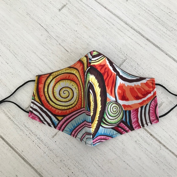 Face Masks adjustable Aquarius colorful, reduced! - Picture 3 of 4